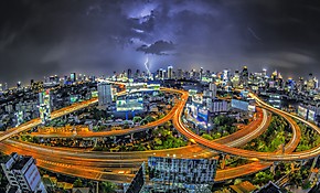 Обои Ночной Бангкок