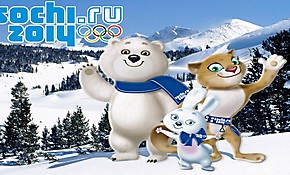 Обои Талисманы олимпиады 2014 в Сочи